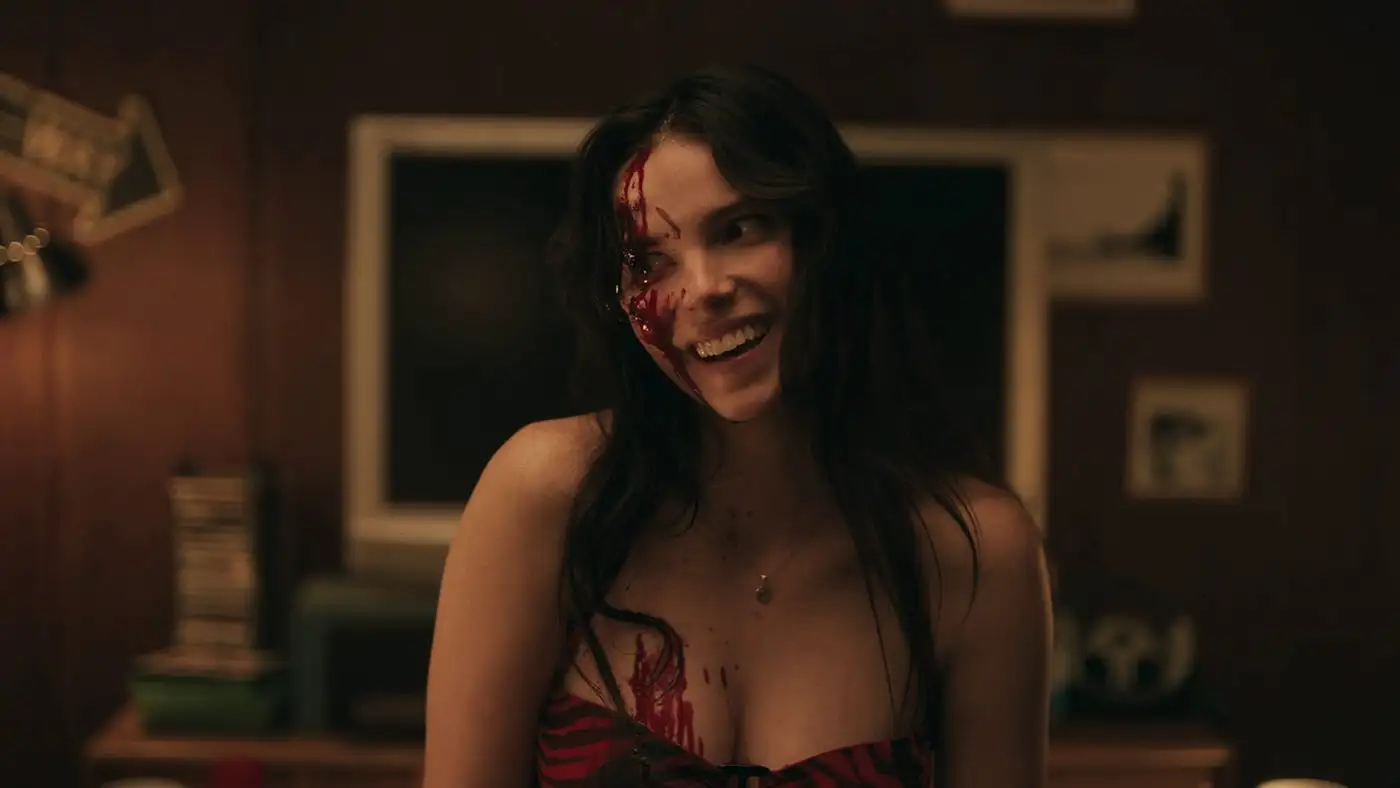 Inde Navarrette as Nikki in Curry Barker's Obsession (Focus Features)